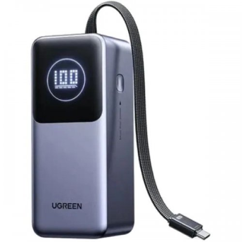 Powerbank Ugreen PB723 20000mAh 130W (55365B) Gray купити в Україні: Київ, Львів, Хмельницький, Тернопіль, Івано-Франківськ | Низька ціна, відгуки, характеристики від TELEMART фото