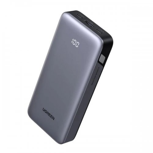 Powerbank Ugreen PB532 20000mAh 30W (55989B) Gray купити в Україні: Київ, Львів, Хмельницький, Тернопіль, Івано-Франківськ | Низька ціна, відгуки, характеристики від TELEMART фото