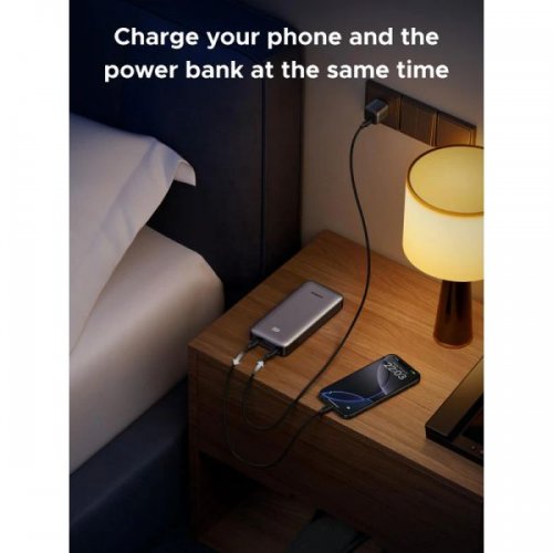 Powerbank Ugreen PB532 20000mAh 30W (55989B) Gray купити в Україні: Київ, Львів, Хмельницький, Тернопіль, Івано-Франківськ | Низька ціна, відгуки, характеристики від TELEMART фото