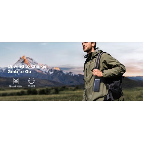 Powerbank Ugreen PB550 20000mAh 67W (55996B) Gray купити в Україні: Київ, Львів, Хмельницький, Тернопіль, Івано-Франківськ | Низька ціна, відгуки, характеристики від TELEMART фото