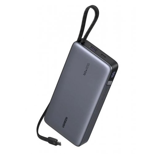 Powerbank Ugreen PB552 25000mAh 165W (55995B) Gray купити в Україні: Київ, Львів, Хмельницький, Тернопіль, Івано-Франківськ | Низька ціна, відгуки, характеристики від TELEMART фото