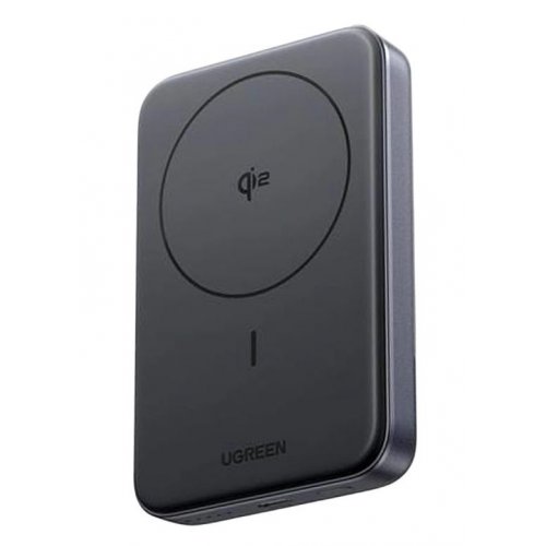 Powerbank Ugreen PB761 Magnetic Wireless 10000mAh 30W (45763) Black купить в Украине: Киев, Днепр, Харьков, Одесса  | Низкая цена, отзывы, характеристики от TELEMART фото