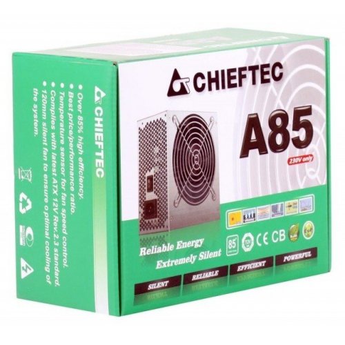 Блок живлення CHIEFTEC A-85 500W (CTB-500S) (Відновлено продавцем, 879630) купити в Україні: Київ, Львів, Хмельницький, Тернопіль, Івано-Франківськ | Перевірка сумісності, низька ціна, відгуки, характеристики від TELEMART фото