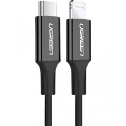 Кабель Ugreen US287 USB Type-C to Lightning 3A 2m (60752) Black
