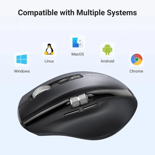 Мышка Ugreen M751 Wireless (45792) Black купить в Украине: Киев, Днепр, Харьков, Одесса  | Низкая цена, отзывы, характеристики от TELEMART фото