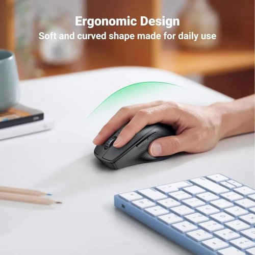 Мышка Ugreen MU101 Wireless (90395) Black купить в Украине: Киев, Днепр, Харьков, Одесса  | Низкая цена, отзывы, характеристики от TELEMART фото