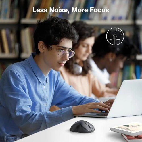 Мышка Ugreen MU101 Wireless (90395) Black купить в Украине: Киев, Днепр, Харьков, Одесса  | Низкая цена, отзывы, характеристики от TELEMART фото