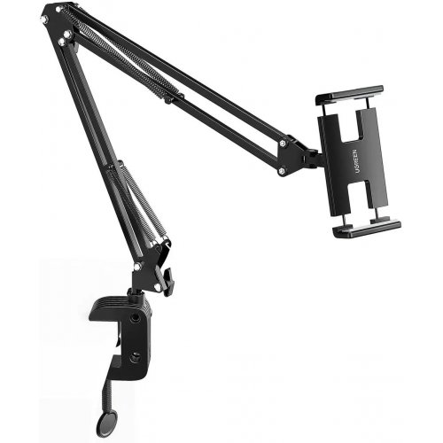 Штатив Ugreen LP144 Tablet Holder With Overhead Long Arm (50394) Black купити в Україні: Київ, Львів, Хмельницький, Тернопіль, Івано-Франківськ | Низька ціна, відгуки, характеристики від TELEMART фото