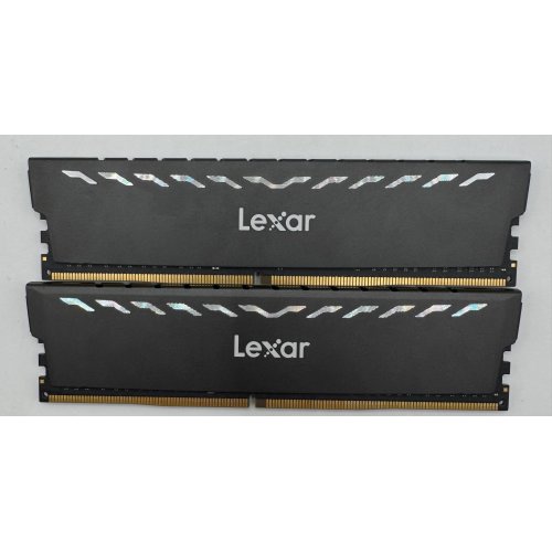 Озп Lexar DDR4 16GB (2x8GB) 3200Mhz Thor Dark Grey (LD4BU008G-R3200GDXG) (Відновлено продавцем, 879703) купити в Україні: Київ, Львів, Хмельницький, Тернопіль, Івано-Франківськ | Перевірка сумісності, низька ціна, відгуки, характеристики від TELEMART фото