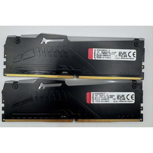 Озп Kingston DDR5 32GB (2x16GB) 5600Mhz FURY Beast RGB (KF556C36BBEAK2-32) (Відновлено продавцем, 879838) купити в Україні: Київ, Львів, Хмельницький, Тернопіль, Івано-Франківськ | Перевірка сумісності, низька ціна, відгуки, характеристики від TELEMART фото
