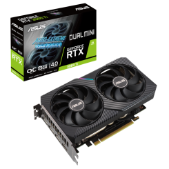 Видеокарта Asus GeForce RTX 3060 Ti Mini OC 8192MB (DUAL-RTX3060TI-O8G-MINI-V2) (Восстановлено продавцом, 879847)