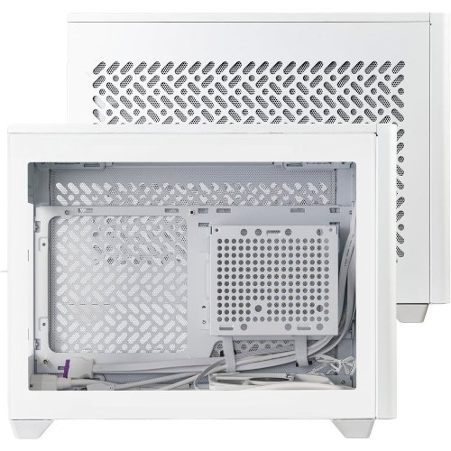 Корпус Cooler Master MasterBox NR200P V2 Tempered Glass без БЖ (NR200PV2-WCNN-S00) White (Відновлено продавцем, 879854) купити в Україні: Київ, Львів, Хмельницький, Тернопіль, Івано-Франківськ | Перевірка сумісності, низька ціна, відгуки, характеристики від TELEMART фото