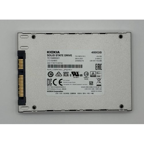 Ssd-диск Kioxia Exceria 480GB 2.5" (LTC10Z480GG8) (Відновлено продавцем, 879886) купити в Україні: Київ, Львів, Хмельницький, Тернопіль, Івано-Франківськ | Перевірка сумісності, низька ціна, відгуки, характеристики від TELEMART фото