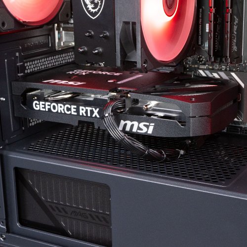 Комп'ютер Dragon Lucky Shadow Powered_by MSI (RTX5060TI 16GB + R5 7500F) Black купити в Україні: Київ, Львів, Хмельницький, Тернопіль, Івано-Франківськ | Низька ціна, відгуки, характеристики від TELEMART фото