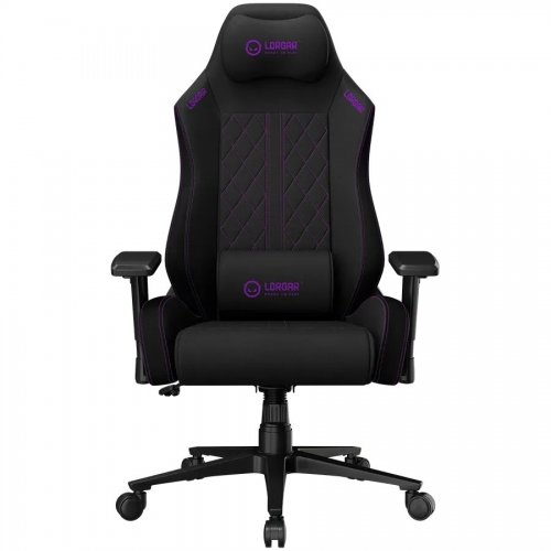 Игровое кресло Lorgar CHA41 (LRG-CHA41-BK-PR) Black купить в Украине: Киев, Днепр, Харьков, Одесса  | Низкая цена, отзывы, характеристики от TELEMART фото