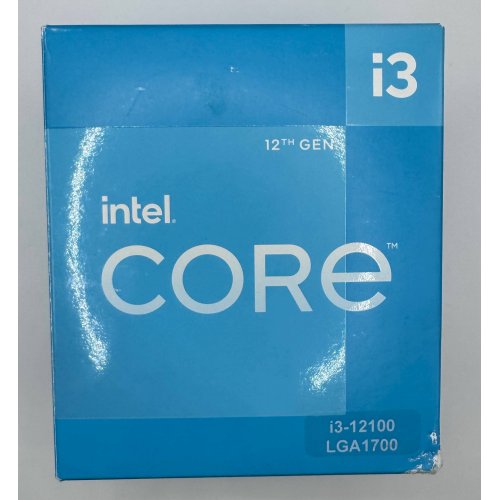Процессор Intel Core i3-12100 3.3(4.3)GHz 12MB s1700 Box (BX8071512100) (Восстановлено продавцом, 880032) купить в Украине: Киев, Днепр, Харьков, Одесса  | Проверка совместимости, низкая цена, отзывы, характеристики от TELEMART фото