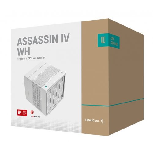 Уценка кулер Deepcool Assassin IV (R-ASN4-WHNNMT-G) White (Вскрытая упаковка, 880043) купить в Украине: Киев, Днепр, Харьков, Одесса  | Проверка совместимости, низкая цена, отзывы, характеристики от TELEMART фото