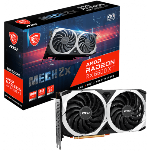 Відеокарта MSI Radeon RX 6600 XT MECH 2X OC 8192MB (RX 6600 XT MECH 2X 8G OC) (Відновлено продавцем, 880049) купити в Україні: Київ, Львів, Хмельницький, Тернопіль, Івано-Франківськ | Перевірка сумісності, низька ціна, відгуки, характеристики від TELEMART фото