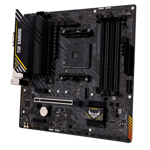 Уценка материнская плата Asus TUF GAMING A520M-PLUS II (sAM4, A520) (Следы использования, 880050) купить в Украине: Киев, Днепр, Харьков, Одесса  | Проверка совместимости, низкая цена, отзывы, характеристики от TELEMART фото