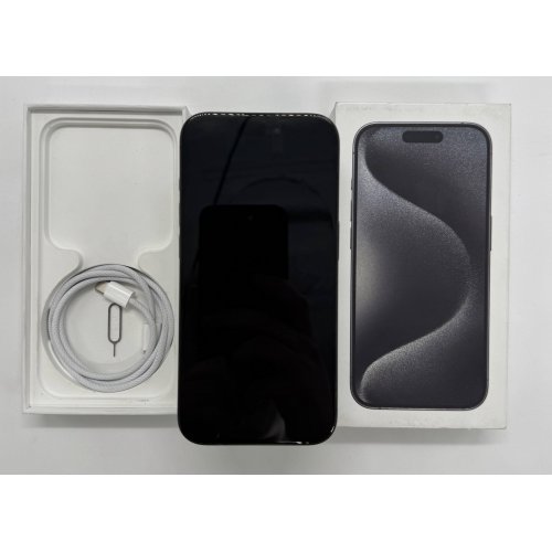 Смартфон Apple iPhone 15 Pro 256GB (MTUC3J/A) Black Titanium (Відновлено продавцем, 880061) купити в Україні: Київ, Львів, Хмельницький, Тернопіль, Івано-Франківськ | Низька ціна, відгуки, характеристики від TELEMART фото