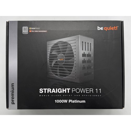 Блок живлення Be Quiet! Straight Power 11 Platinum 1000W (BN309) (Відновлено продавцем, 880067) купити в Україні: Київ, Львів, Хмельницький, Тернопіль, Івано-Франківськ | Перевірка сумісності, низька ціна, відгуки, характеристики від TELEMART фото