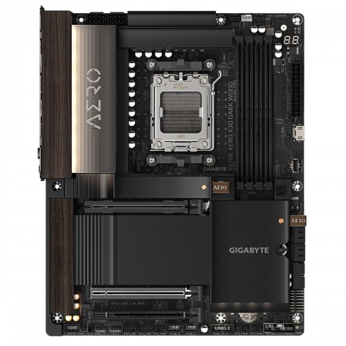 Материнська плата Gigabyte X870E AERO X3D DARK WOOD (sAM5, AMD X870E) купити в Україні: Київ, Львів, Хмельницький, Тернопіль, Івано-Франківськ | Перевірка сумісності, низька ціна, відгуки, характеристики від TELEMART фото