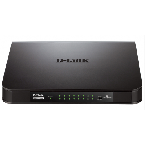 Сетевой коммутатор D-Link DGS-1016A купить в Украине: Киев, Днепр, Харьков, Одесса  | Низкая цена, отзывы, характеристики от TELEMART фото