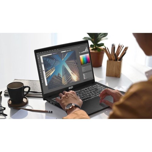Ноутбук MSI Modern 15 B7M-469XUA (9S7-15HK12-469) Classic Black купити в Україні: Київ, Львів, Хмельницький, Тернопіль, Івано-Франківськ | Низька ціна, відгуки, характеристики від TELEMART фото