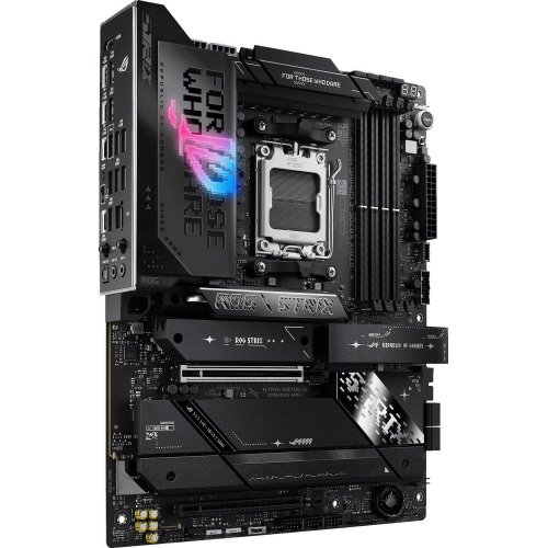 Уценка материнская плата Asus ROG STRIX X870E-E GAMING WIFI (sAM5, AMD X870E) (Вскрытая упаковка, 880290) купить в Украине: Киев, Днепр, Харьков, Одесса  | Проверка совместимости, низкая цена, отзывы, характеристики от TELEMART фото
