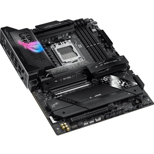 Уценка материнская плата Asus ROG STRIX X870E-E GAMING WIFI (sAM5, AMD X870E) (Вскрытая упаковка, 880290) купить в Украине: Киев, Днепр, Харьков, Одесса  | Проверка совместимости, низкая цена, отзывы, характеристики от TELEMART фото
