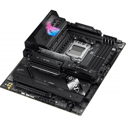 Уценка материнская плата Asus ROG STRIX X870E-E GAMING WIFI (sAM5, AMD X870E) (Вскрытая упаковка, 880290) купить в Украине: Киев, Днепр, Харьков, Одесса  | Проверка совместимости, низкая цена, отзывы, характеристики от TELEMART фото