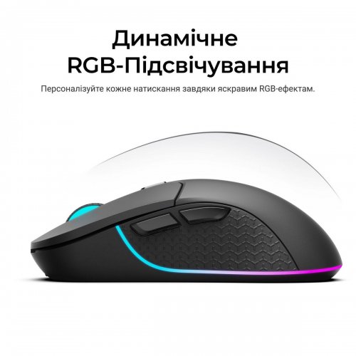 Миша Keychron M3 Wireless (M3-A1) Black купити в Україні: Київ, Львів, Хмельницький, Тернопіль, Івано-Франківськ | Низька ціна, відгуки, характеристики від TELEMART фото