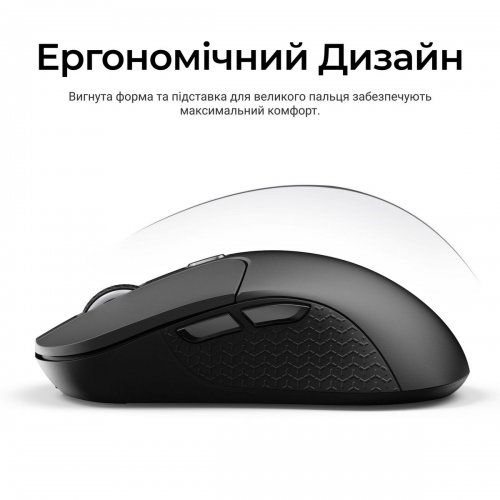 Миша Keychron M3 Wireless (M3-A23) Black купити в Україні: Київ, Львів, Хмельницький, Тернопіль, Івано-Франківськ | Низька ціна, відгуки, характеристики від TELEMART фото