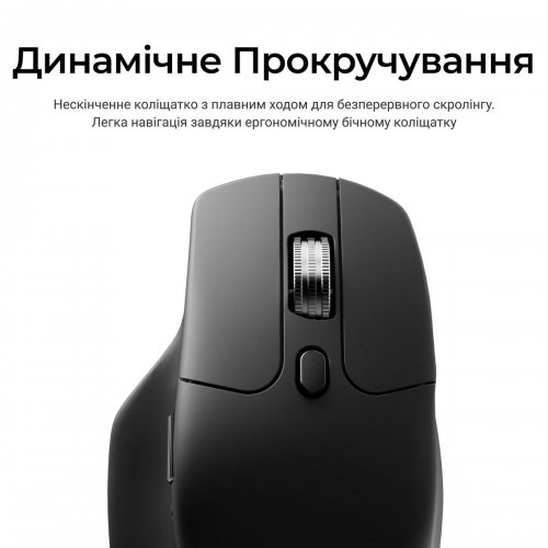 Миша Keychron M6S Wireless (M6S-A72) Black купити в Україні: Київ, Львів, Хмельницький, Тернопіль, Івано-Франківськ | Низька ціна, відгуки, характеристики від TELEMART фото