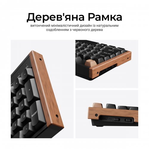 Клавиатура Keychron K10 HE Magnetic Switch Wireless (K10H-F1-UA) Black купить в Украине: Киев, Днепр, Харьков, Одесса  | Низкая цена, отзывы, характеристики от TELEMART фото