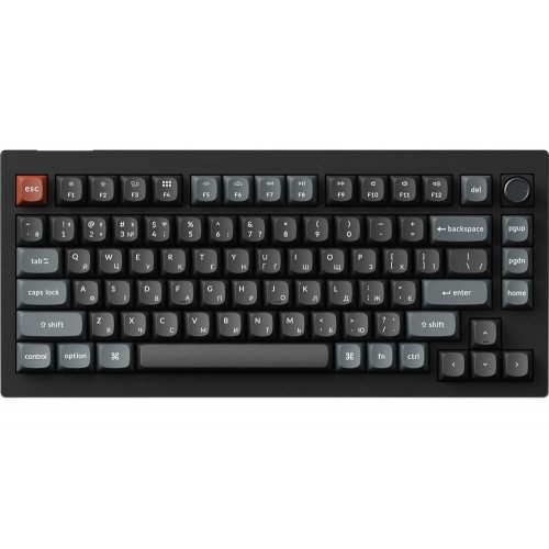 Клавиатура Keychron V1 Ultra Keychron Red Switch Wireless (V1U-D1-UA) Black купить в Украине: Киев, Днепр, Харьков, Одесса  | Низкая цена, отзывы, характеристики от TELEMART фото
