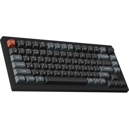 Клавиатура Keychron V1 Ultra Keychron Red Switch Wireless (V1U-D1-UA) Black купить в Украине: Киев, Днепр, Харьков, Одесса  | Низкая цена, отзывы, характеристики от TELEMART фото