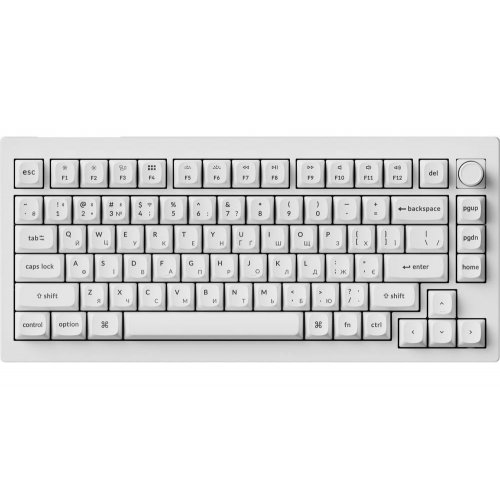 Клавиатура Keychron V1 Ultra Keychron Red Switch Wireless (V1U-F1-UA) White купить в Украине: Киев, Днепр, Харьков, Одесса  | Низкая цена, отзывы, характеристики от TELEMART фото