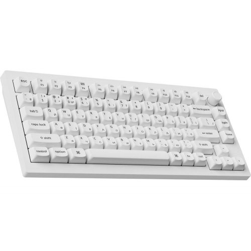 Клавиатура Keychron V1 Ultra Keychron Red Switch Wireless (V1U-F1-UA) White купить в Украине: Киев, Днепр, Харьков, Одесса  | Низкая цена, отзывы, характеристики от TELEMART фото