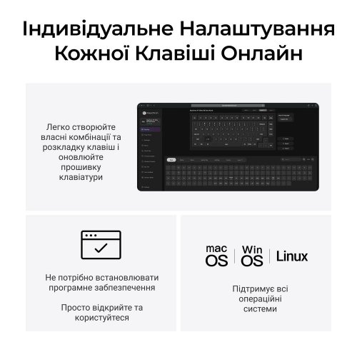 Клавиатура Keychron V1 Ultra Keychron Red Switch Wireless (V1U-F1-UA) White купить в Украине: Киев, Днепр, Харьков, Одесса  | Низкая цена, отзывы, характеристики от TELEMART фото