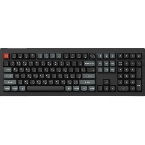 Клавиатура Keychron V6 Ultra Keychron Red Switch Wireless (V6U-D1-UA) Black купить в Украине: Киев, Днепр, Харьков, Одесса  | Низкая цена, отзывы, характеристики от TELEMART фото