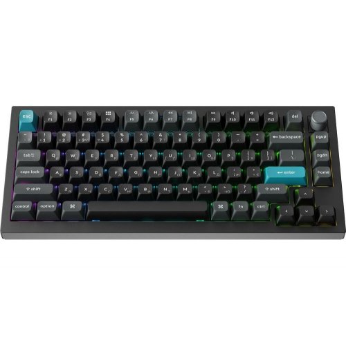Клавиатура Keychron Q1 Ultra Keychron Red Switch Wireless (Q1U-M1-UA) Black купить в Украине: Киев, Днепр, Харьков, Одесса  | Низкая цена, отзывы, характеристики от TELEMART фото