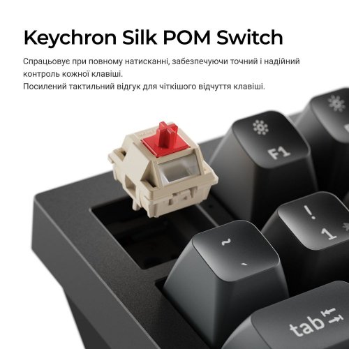 Клавиатура Keychron Q1 Ultra Keychron Red Switch Wireless (Q1U-M1-UA) Black купить в Украине: Киев, Днепр, Харьков, Одесса  | Низкая цена, отзывы, характеристики от TELEMART фото