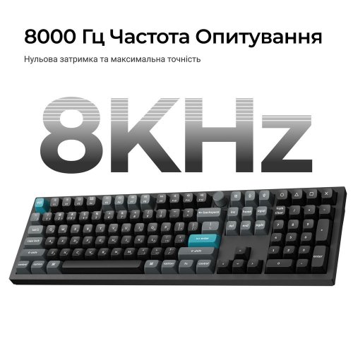 Клавиатура Keychron Q6 Ultra Keychron Red Switch Wireless (Q6U-M1-UA) Black купить в Украине: Киев, Днепр, Харьков, Одесса  | Низкая цена, отзывы, характеристики от TELEMART фото