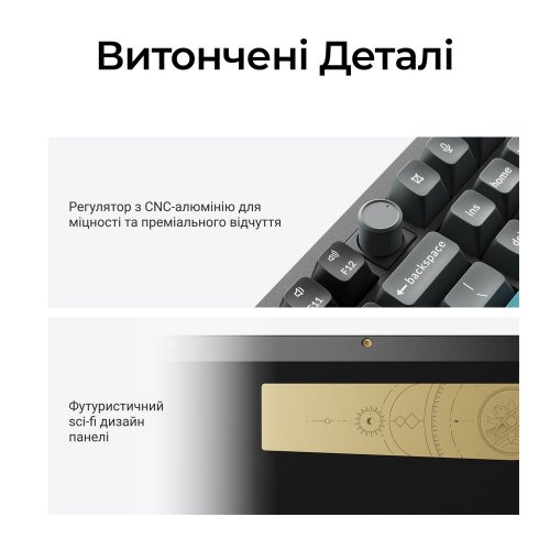 Клавиатура Keychron Q6 Ultra Keychron Red Switch Wireless (Q6U-M1-UA) Black купить в Украине: Киев, Днепр, Харьков, Одесса  | Низкая цена, отзывы, характеристики от TELEMART фото