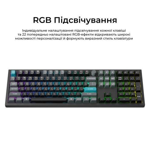 Клавиатура Keychron Q6 Ultra Keychron Red Switch Wireless (Q6U-M1-UA) Black купить в Украине: Киев, Днепр, Харьков, Одесса  | Низкая цена, отзывы, характеристики от TELEMART фото