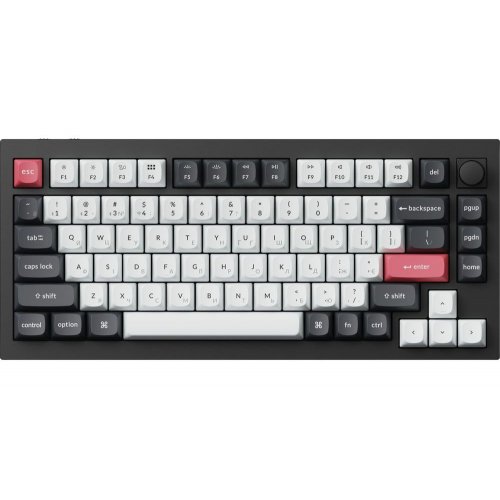 Клавиатура Keychron Q1 HE Magnetic Switch Wireless (Q1H-M1-UA) Black купить в Украине: Киев, Днепр, Харьков, Одесса  | Низкая цена, отзывы, характеристики от TELEMART фото