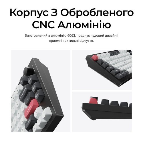 Клавиатура Keychron Q1 HE Magnetic Switch Wireless (Q1H-M1-UA) Black купить в Украине: Киев, Днепр, Харьков, Одесса  | Низкая цена, отзывы, характеристики от TELEMART фото