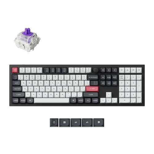 Клавиатура Keychron Q6 HE Magnetic Switch Wireless (Q6H-M1-UA) Black купить в Украине: Киев, Днепр, Харьков, Одесса  | Низкая цена, отзывы, характеристики от TELEMART фото
