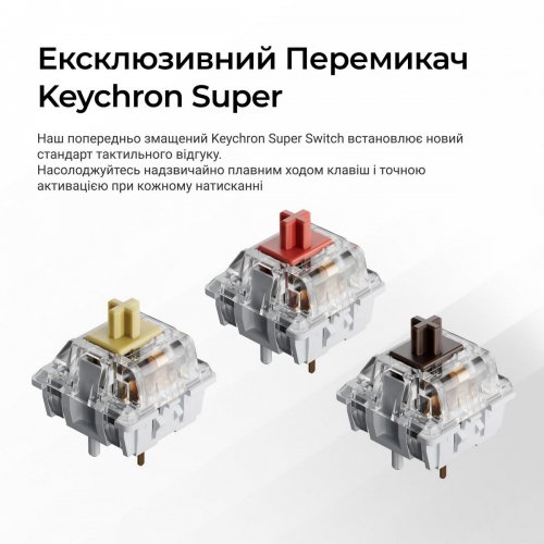 Клавиатура Keychron K10 Max Keychron Super Banana Switch Wireless (K10M-H4-UA) Black купить в Украине: Киев, Днепр, Харьков, Одесса  | Низкая цена, отзывы, характеристики от TELEMART фото